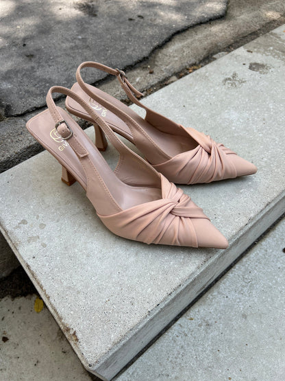 Givana beige heel
