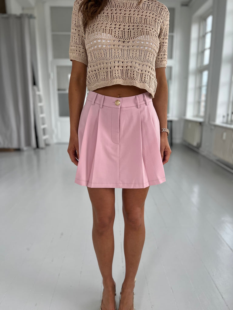 Majolica old rose shorts skirt (9787)-shorts-Åberg CPH-Åberg Copenhagen DK