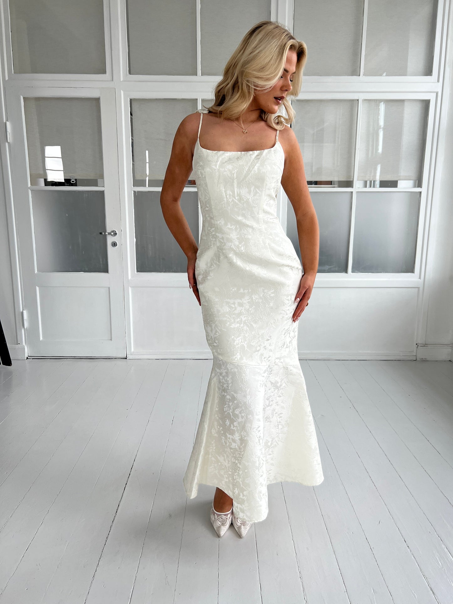 F&P light beige mermaid dress