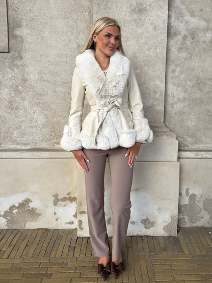 Flam White jacket
