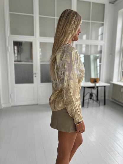 Moocci golden blouse