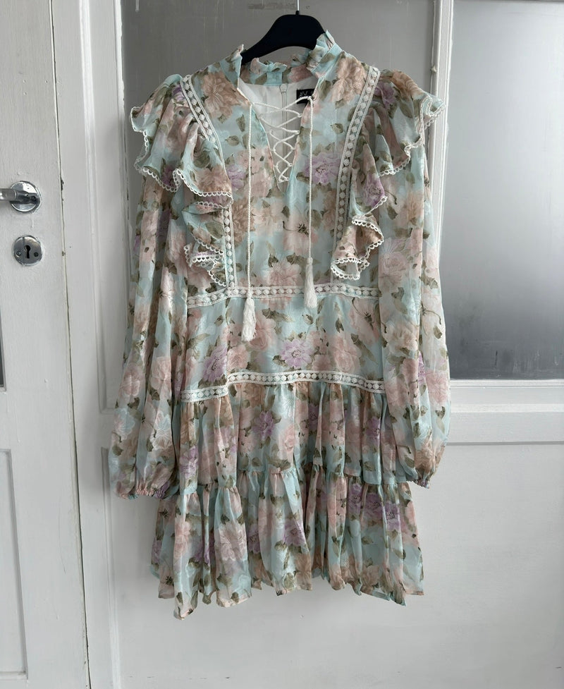 Lily McBee flower lace dress (6531)