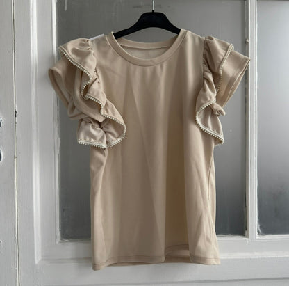 July beige t-shirt (7821)