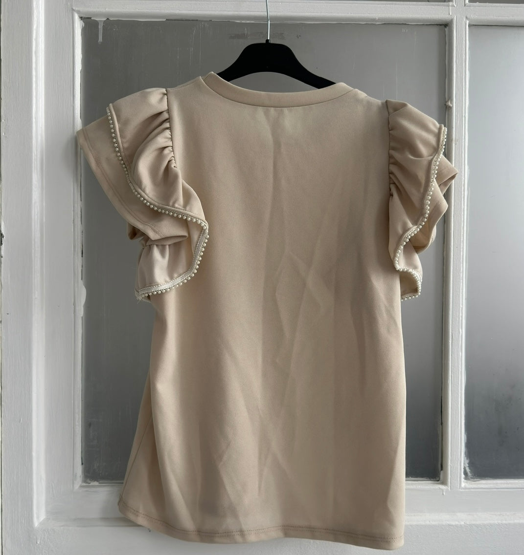 July beige t-shirt (7821)