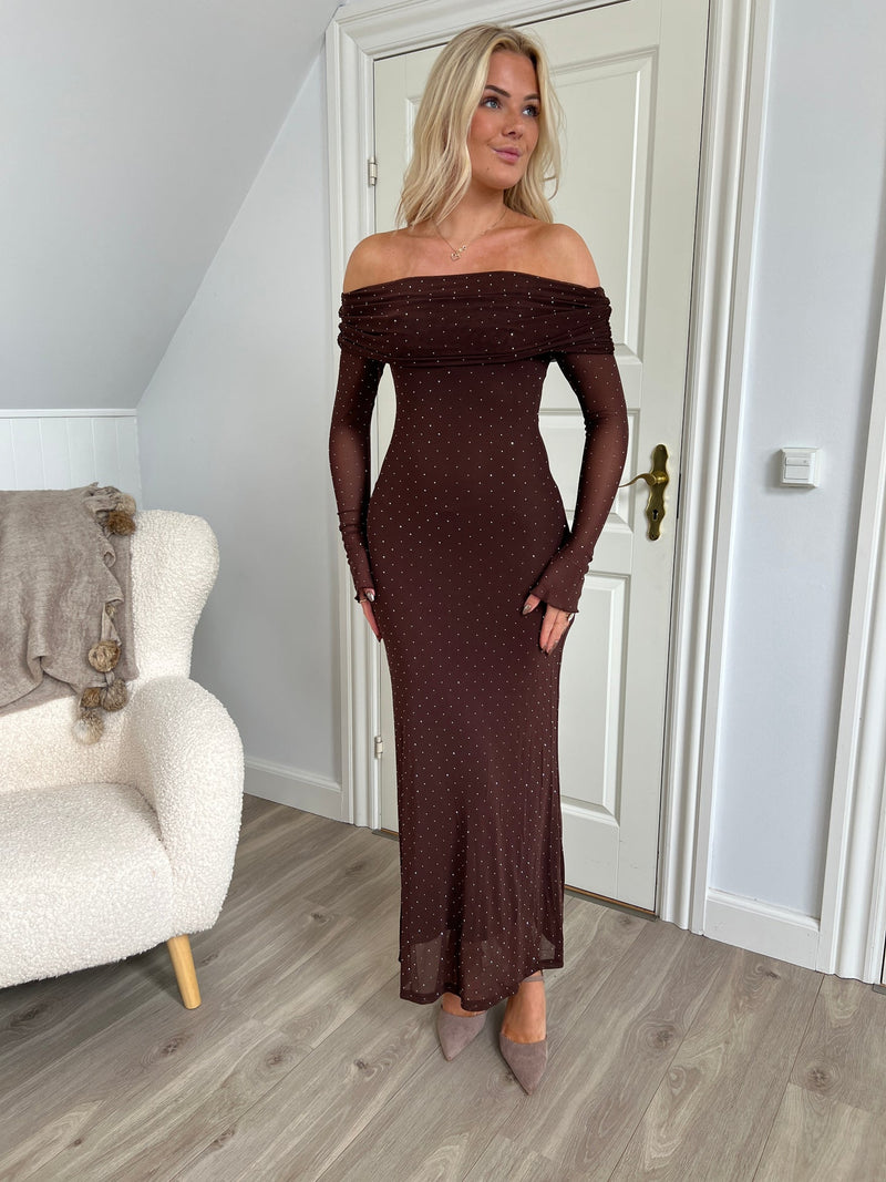 Eight luxe rhinestone dress