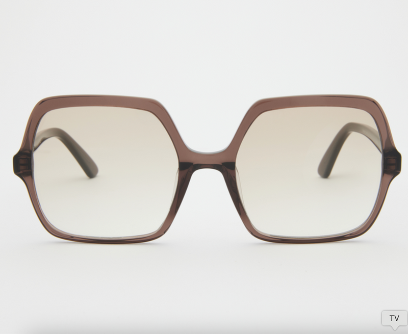 Natalie dark brown tinted readers fra webshoppen Aaberg Copenhagen