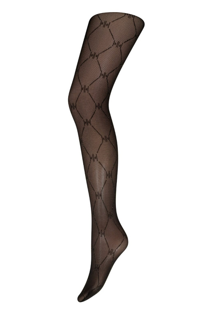 Hype The Detail-Htd Tights W/Lurex Hh 25App 16051-77 grey fra webshoppen Aaberg Copenhagen