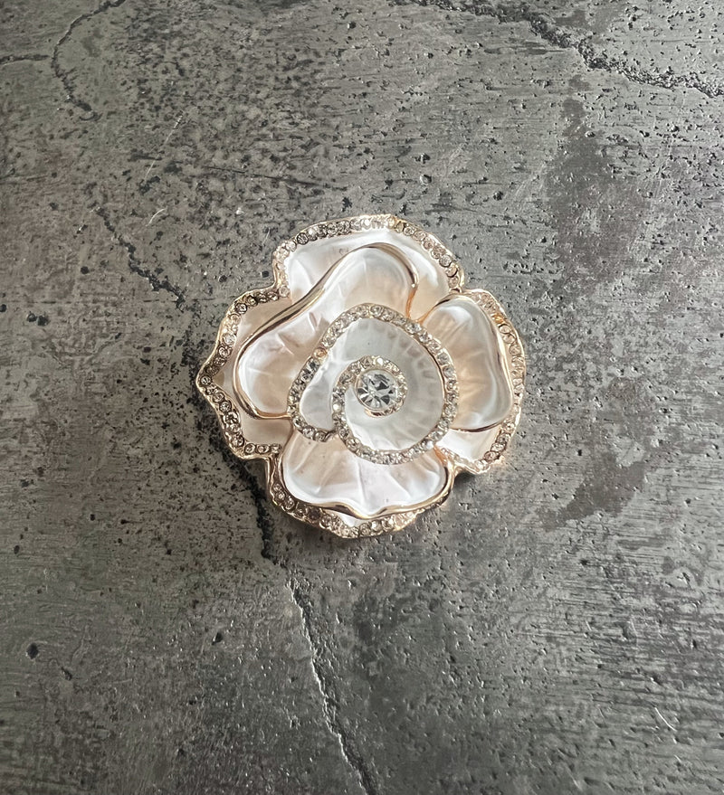 Rose broche-Hue, tilbehør-Åberg CPH-Onesize-Åberg Copenhagen DK