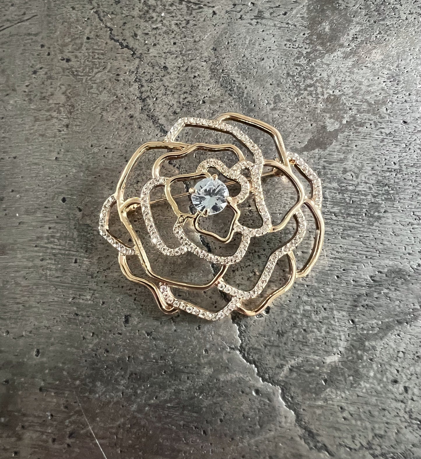 Rose golden broche-Hue, tilbehør-Åberg CPH-Onesize-Åberg Copenhagen DK