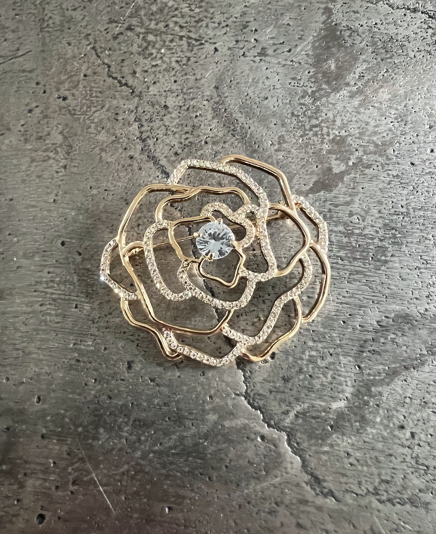 Rose golden broche-Hue, tilbehør-Åberg CPH-Onesize-Åberg Copenhagen DK