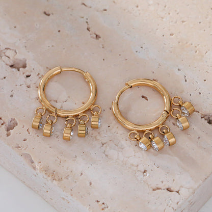 Eclat mini guld hoops fra webshoppen Aaberg Copenhagen